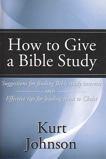 How to Give a Bible Study